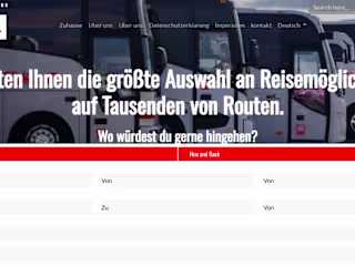 Bus Rental Site in Germany