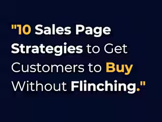 Sales/Landing Page Copy & Design.
