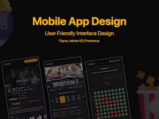 Movie Ticket Booking App (Mobile Apps Design)