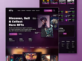NFT Marketplace Website Design