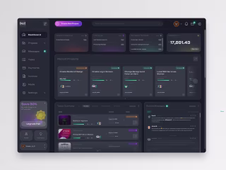 Agency Project Management Dashboard Redesign 