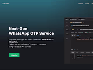 NextOtp - SAAS that provides 2FA and OTP