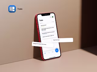 Minimalist Todo App Concept v1