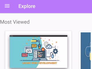 Online Course Website with Progress notifications