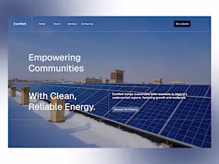 Ecowatt Solar Solutions Website Design and Development