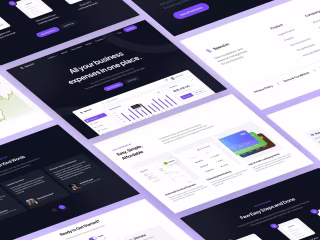 Developed a SAAS-Landing Page on Webflow