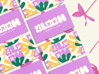 Bloom- Bold & Colorful branding for a flower shop
