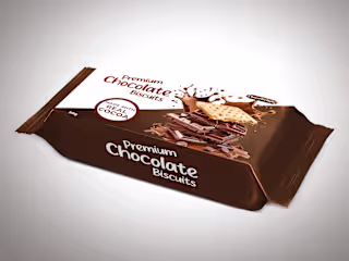 Biscuit Packet Packaging Design