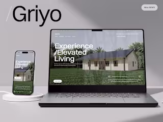 Griyo - Responsive Website and UI/UX Design