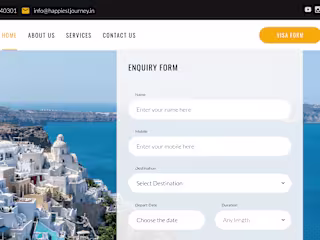 Happiest Journey Website Development