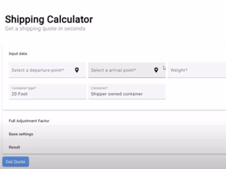 Multimodal Shipping Calculator for Logistics