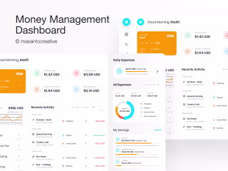 UI/UX Money Management Dashboard