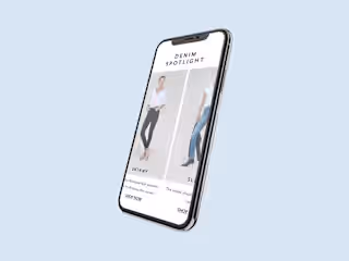 WHBM Denim Landing Page