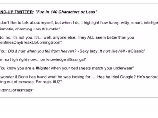 Stand-Up Twitter