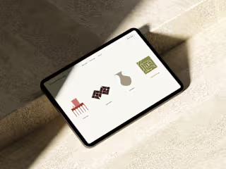 Website for Zeynep Begtas, furniture designer from NYC