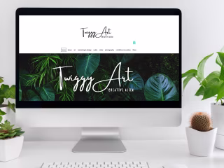 Art Gallery | Twiggy Art - UI Design Website and Social Media 