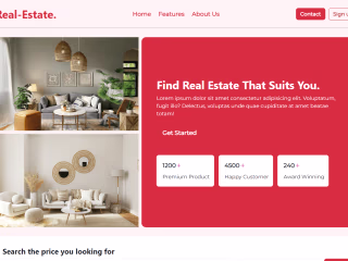 Real Estate Listing Website