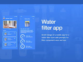 Water filter app design :: Behance