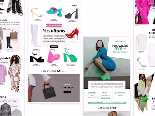 Creative Layouts for fashion newsletters