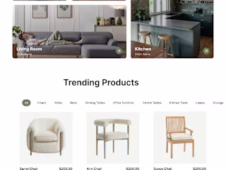 CozyCorner: A Thoughtfully Designed Furniture Shop Website