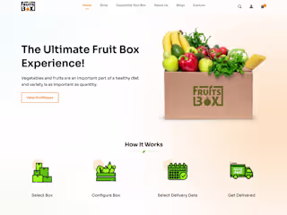 Custom Shopify App for Fruits Box