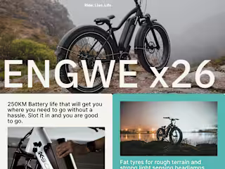 Framer: E-Bike Landing Page Design
