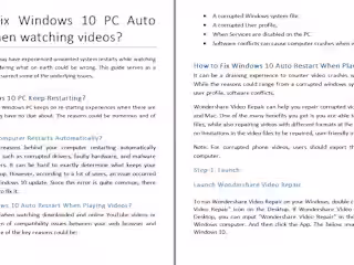 Technical Writing - Wondershare Video Repair