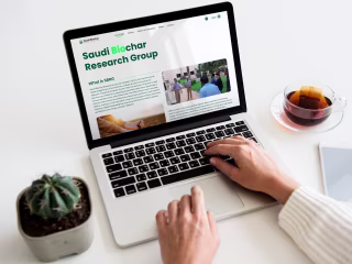  Saudi Biochar Research Group (SBRG) responsive Web Re-design