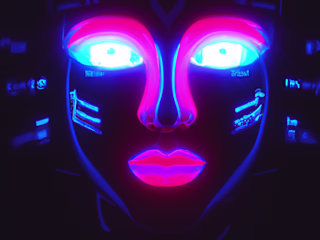 Neon Faces