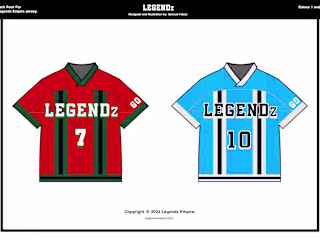 The Champions Jersey Design for Legendz Empire