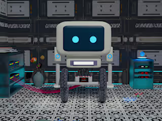 Robo 3d blender model :: Behance