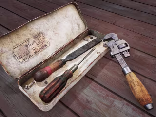 🔧 Realistic Old Toolkit 🛠️