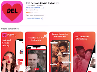 Del: Persian Jewish Dating App | Hybrid Mobile App