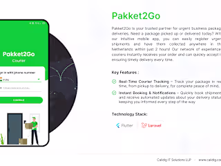 Pakket2Go – Same-Day Parcel Delivery App