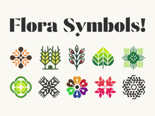 Elegant Flora Symbols!