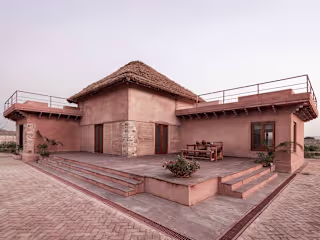 Natural Mud House Built Using Traditional Construction Technique