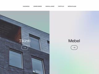 Homepage animation for Interior Group