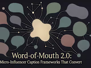 Word-of-Mouth 2.0: Micro-Influencer Caption Frameworks That Convert