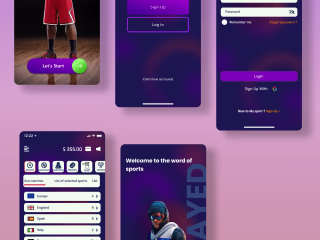 Sports App UI Design