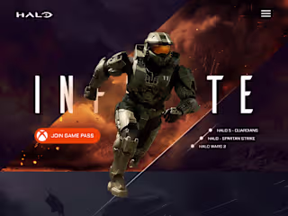 Halo Gaming Website & Banners