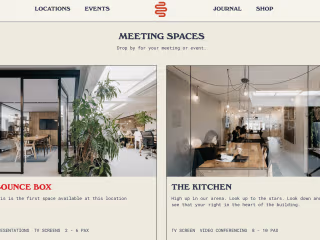 BounceSpace | Custom headless site for coworking space