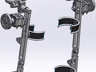 Exoskeleton for lower limbs support