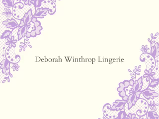 Deborah Winthrop Lingerie