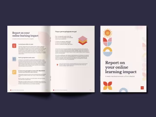 Report template - Pure & Applied on Behance