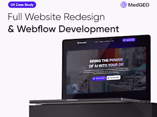 Medgeo - Full Website Creation Case Study