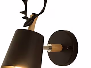 Antler lampshade E27 Base Adjustable Light Beam for Bedside Lam…