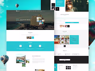 Offering a stylish and user-friendly website for an hotel