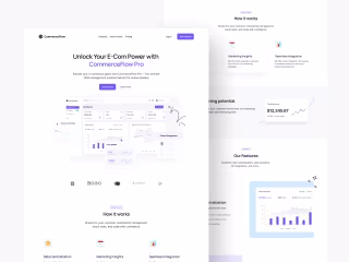 CommerceFlow Landing Page