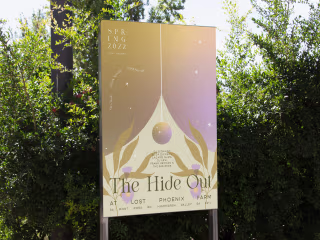 The Hide Out – Poster Design 