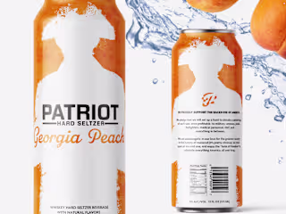 Patriot Hard Seltzer Label Design